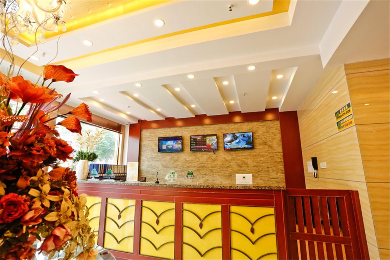 GreenTree Inn Anhui Fuyang Yijing International North Door Busniess Hotel Bagian luar foto